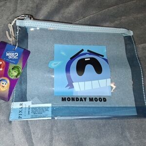 Primark Inside Out 2 Makeup Bag Pixar New Monday Mood